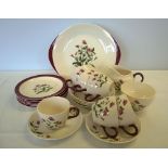 A Wedgwood 'Mayfield' tea set comprising milk jug, sugar basin, 6 cups & saucers & 6 teaplates &