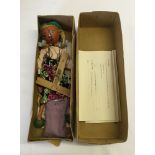 Early 1950's boxed Pelham Puppet 'Girl' Type LS, in original box with instructions and invitation