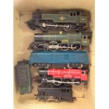 A box of 6 OO gauge locomotives (some need repair).