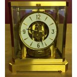 A Jaeger - Le - Coultre Atmos clock. Serial #424335. (Small chip to bottom of front glass). In