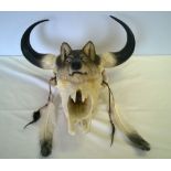 A J.H. Boone wall hanging resin ornament 'Wolfsong' Ltd Ed with certificate.