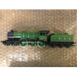 Unboxed Tri-ang OO gauge 4-6-0 LNER locomotive 8509 & tender.