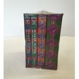 Harry Potter box set J.K Rowling 1st four books, US edition still sealed. Illustrated by Mary