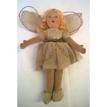 A vintage Chad Valley angel 30cm tall.