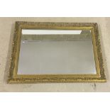 A vintage gilt framed mirror 62 x 90cm.