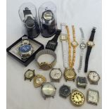 A collection of vintage and new watches