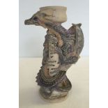 A proof sample dragon candlestick by Enchantica, approx 23cm tall. Made from March 1998, retired