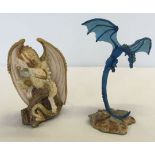 2 boxed medium Enchantica dragon figures. "Aramaan, the keeper" limited edition together with "