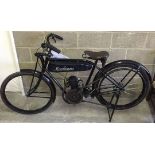1925 Motobecane motorcycle. Fully running, unregistered, complete with VMCC dating certificate and