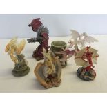 6 boxed Enchantica figures to include collectors club pieces.