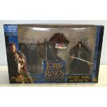 A boxed Lord of the Rings deluxe horse & rider set - Aragorn with Brego from 'The Return of the