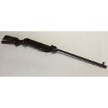 Westlake .22 air rifle with smooth stock and rings to attach a strap