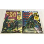 2 1970s 'Planet of the Apes' power records comic books with 45rpm records, one still sealed.