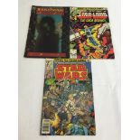 A collection of 3 notable comic books: Star Wars #2, Marvel Spotlight #6 (first comic book