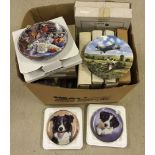 27 collectors plates, some with certificates to include Davenport baby animals.