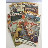 17 original Boy's Own magazines. 1937-1939.