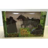 A boxed Lord of the Rings deluxe horse & rider set - Ringwraith and horse from 'The Fellowship of