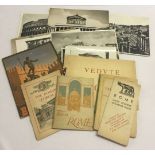 A collection of photos and ephemera from Rome in the 1950's.