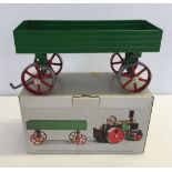 Mamod Open Wagon, boxed.