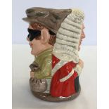 A Royal Doulton double sided Toby jug - The Judge and Thief.