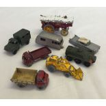 A small quantity of playworn vehicles by Lesney.