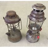 2 vintage metal Tilley lamps