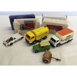 A small box of diecast vehicles to include 2 boxed Corgi collectors club vehicles & a Matchbox