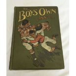 A 1913 "The Boys Own Annual" in good condition with several full colour plates including military