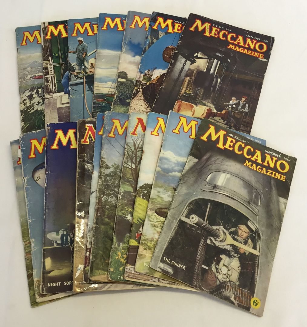17 Meccano magazines dated from 1943-1960.