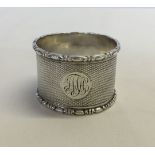 A HM silver napkin ring approx 35.2g Birmingham 1927.