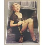 A 1985 Marilyn Monroe poster print. 62 x 93cm.