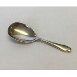 Silver tea caddy spoon, hallmark Sheffield 1939, weight approx 14.2g.