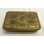 A WW1 Princess Mary Christmas gift tin.