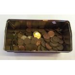 A large quantity of Elizabeth ll British pennies. Approx 380 coins