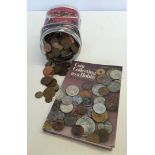 A large quantity of assorted Britsh coins, Victoria to Elizabeth ll together with a coin