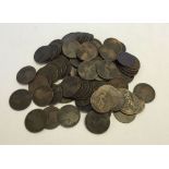Bag of 155 Queen Victoria bun pennies.