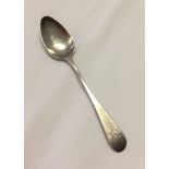 Georgian silver teaspoon. Hallmarked London 1807. Weight approx 13g.