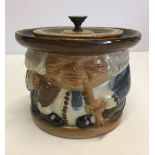 Doulton Simeon squat tobacco jar.