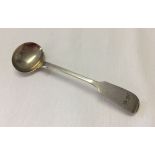 William IV silver mustard spoon hallmarked York 1831/32, maker James Barber, William North, George
