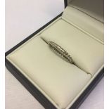 Hallmarked 18ct gold and diamond full eternity ring, size Q1/2, total diamond weight 0.5ct, total