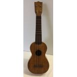 A late 1920s C.F. Martin (Nazareth, Pennsylvania) model 2K soprano ukulele - Rosewood fret board,