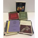 A box of vintage and modern auction catalogues to include Sotheby's and Bonhams.