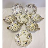 A collection of Tiffany & Co New York vintage china, made by Grosvenor. Comprising 4 'Dorian'