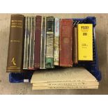 A box of vintage books to include Baedeker's Southern Germany 1914 (with 37 maps and 50 plans) and