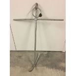 Steel boat anchor 34" long x 17" wide.