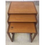 A c1970s nest of 3 tables.