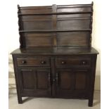 Old Charm style dark oak sideboard/dresser.