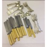 A quantity of vintage Henry Hobson & Sons silver plated cutlery comprising 6 dinner forks, 6 dessert