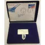 A boxed Danbury Mint first day cover of the Concorde Inauguration Commemoration together with a