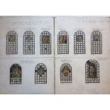 10 watercolour sketches for the Memorial Chapel, Wrekin College - Bunyan's Pilgrims Progress.